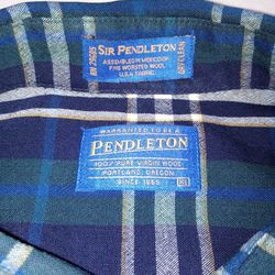 Pendleton Plaid Long Sleeve Shirt 
