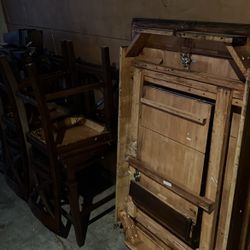 Solid Wood Dining Room Set