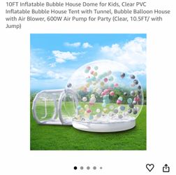 Bubble jumper house