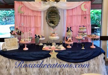 Candy table / backdrop/ dessert table