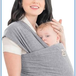 KeaBabies Baby Wrap Carrier - All in 1 Original Baby Carrier Newborn to Toddler Sling, Easy to Wear, Hands Free Bonding, Lightweight, Breathable Infan