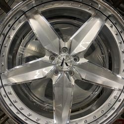 24” Artis Wheels Rims Tires $5900 W Steering Wheel