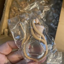 Essential Oil Scent Clear Glass Refillable Bottle For Car Scenting Clip Or Hanging New 