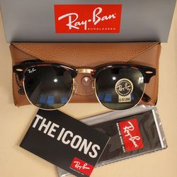Ray Ban Classic Clubmaster Tortoise Sunglasses 🕶️😎 🕶️