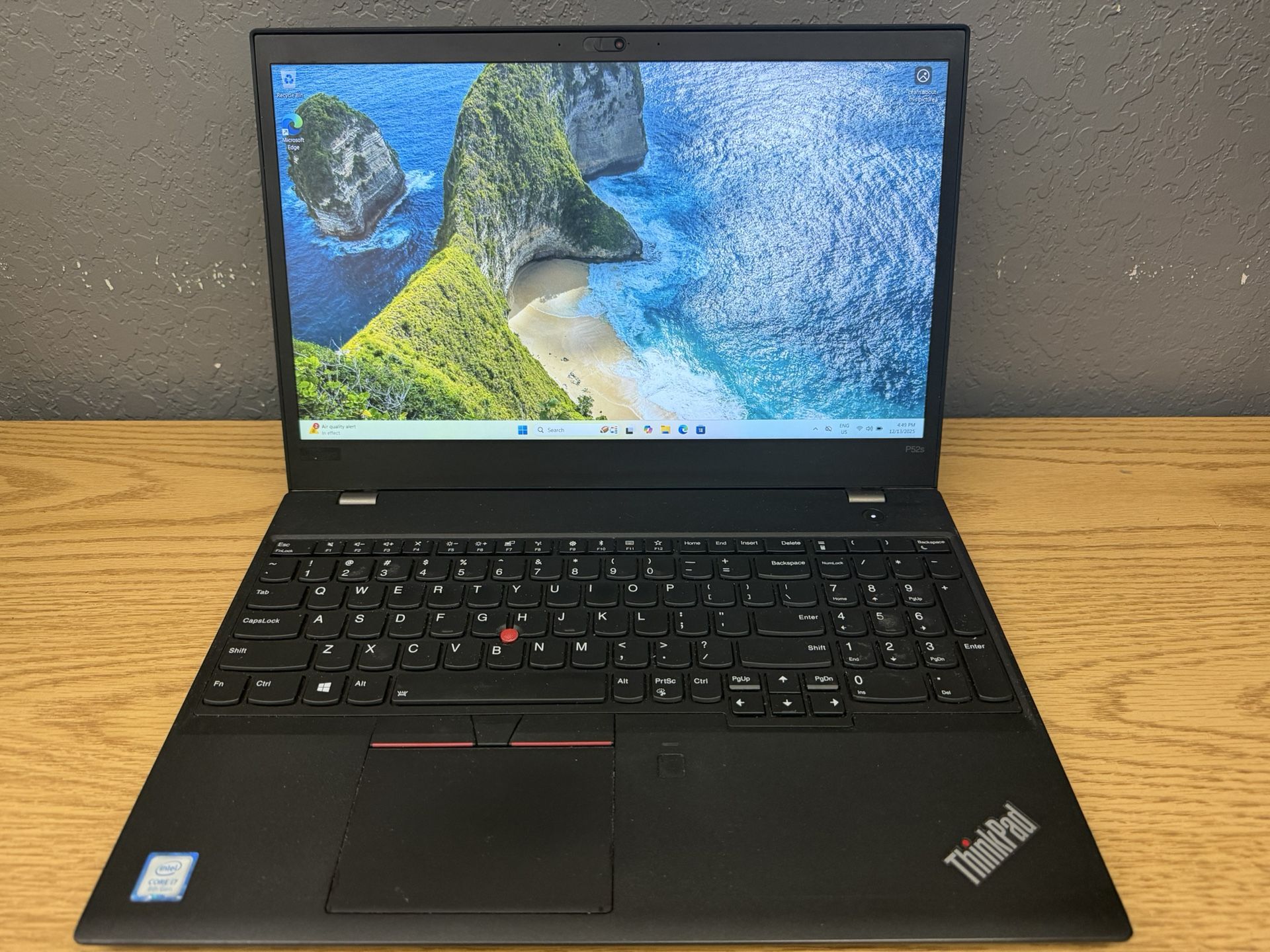 Lenovo Thinkpad P52s, core i7-8th gen