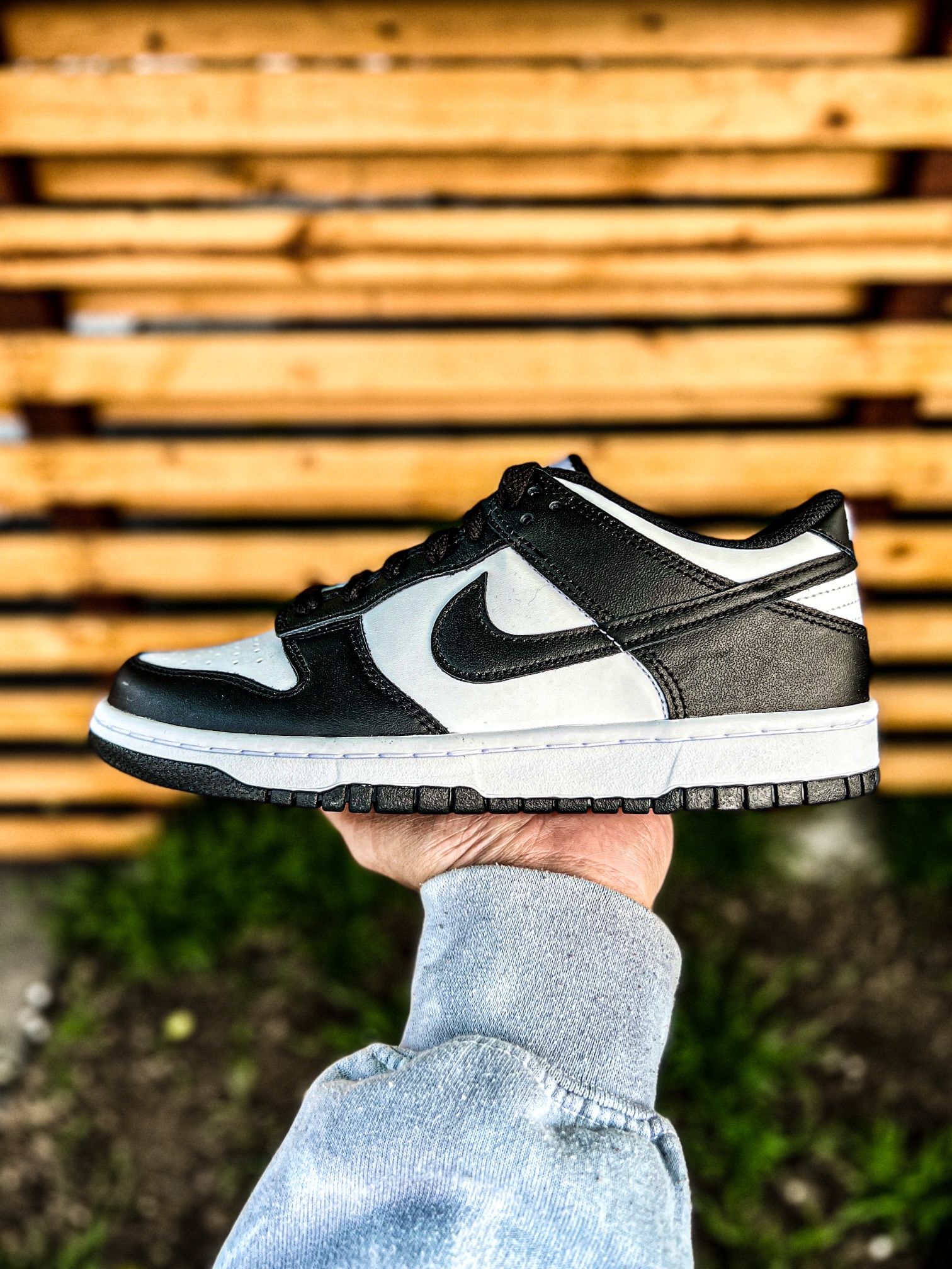 Nike Dunk Low Panda Black White Size 7.5W & 8.5W