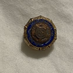 Vintage American Legion US Star Logo - 5/8” Gold Tone Enamel Pin