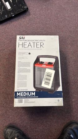 SAI fan forced electric utility heater