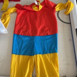 Bart Simpsons Kids Costume Prob Size Small/medium