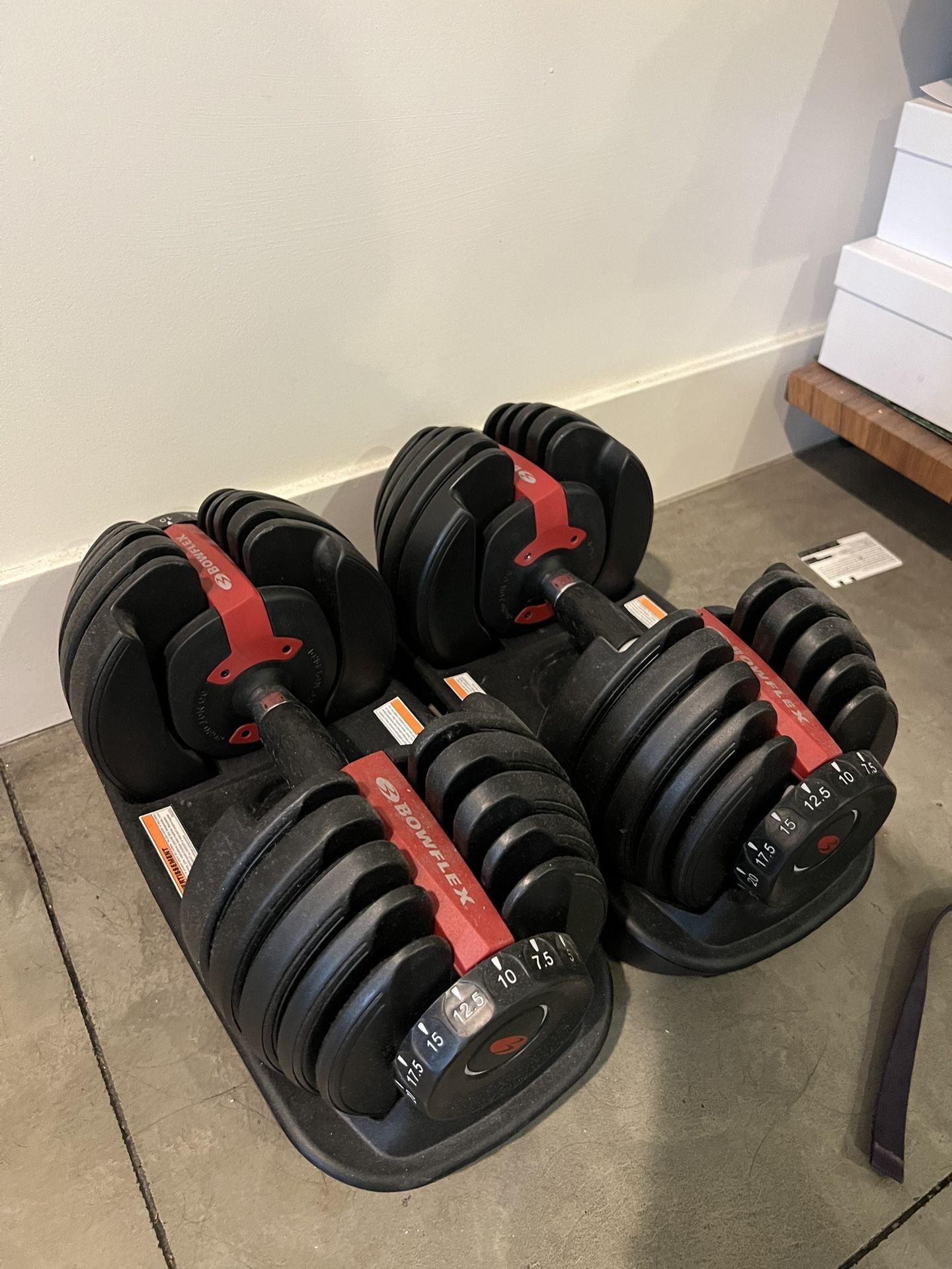 Bowflex 552 dumbbells