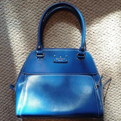 Blue Leather Kate Spade Purse