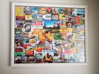 Framed National Parks Puzzle