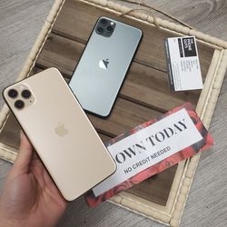 Apple iPhone 11 Pro- $1 DOWN TODAY, NO CREDIT NEEDED