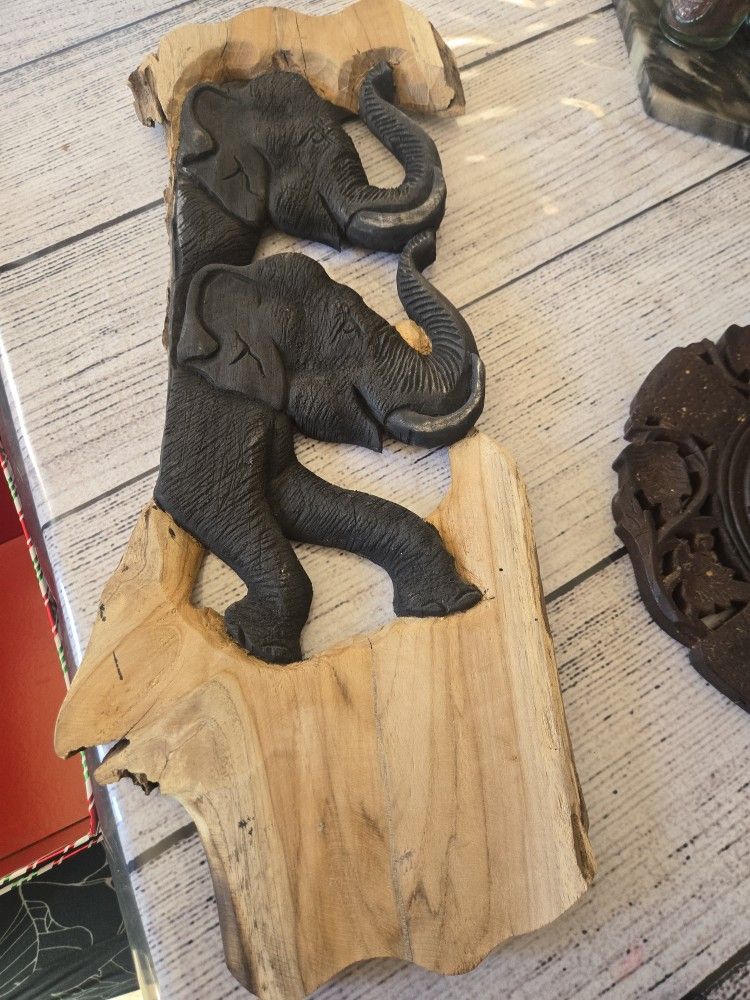 Elephant Wooden Decoration New
