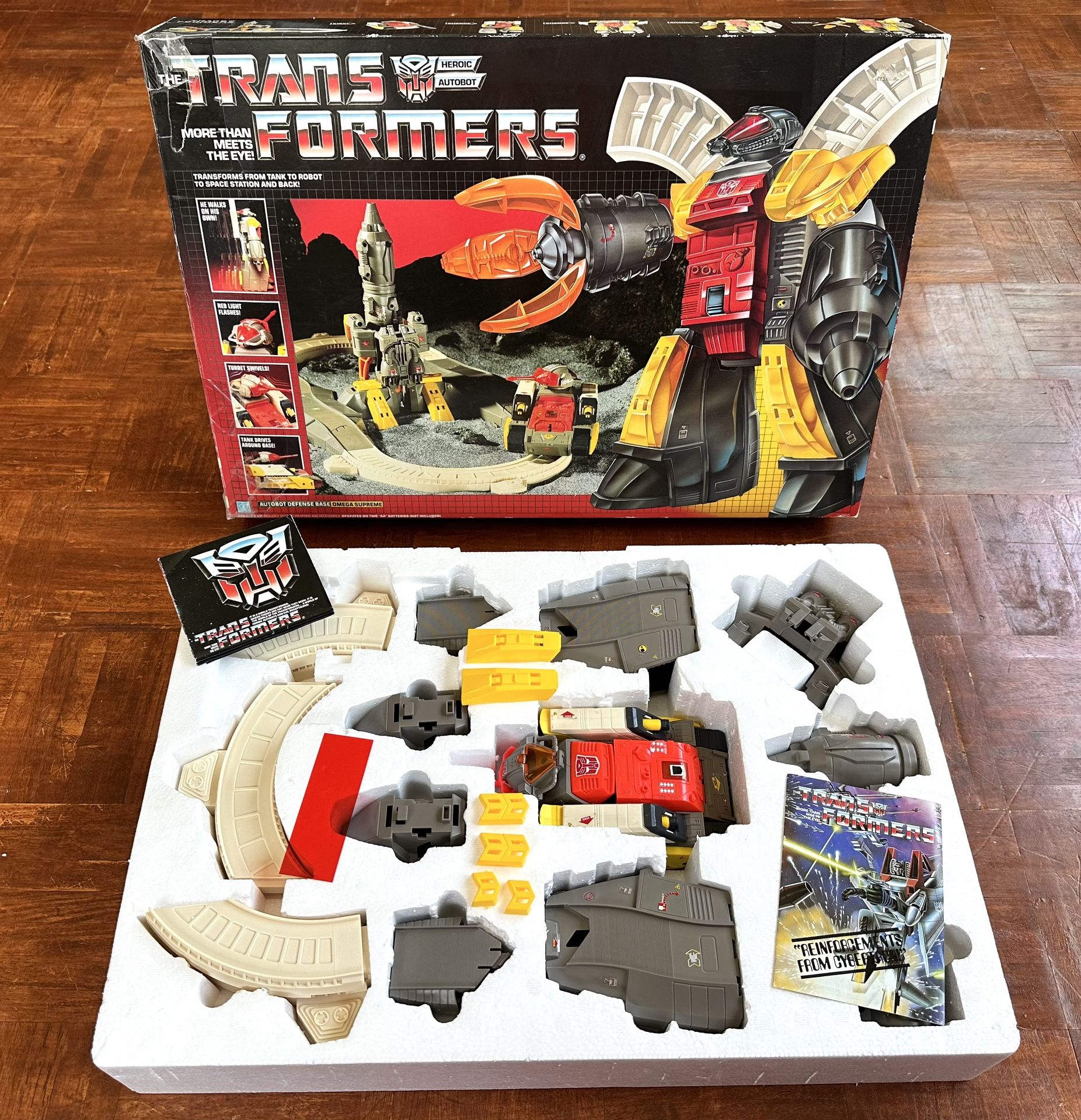 WORKING Transformers Original G1 Autobot Omega Supreme Complete With Box