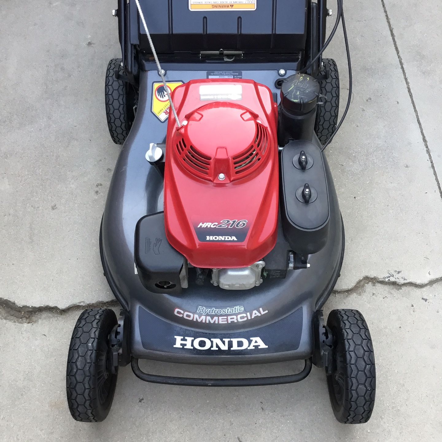 Honda hrc216 mower for sale new arrivals