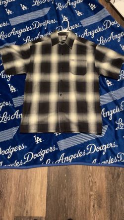 Brand New Black and White Flannel Size M but fits like L Never Usedi