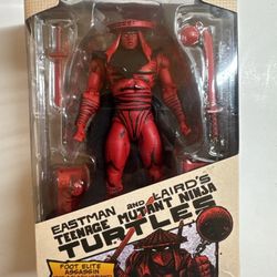 NECA - Teenage Mutant Ninja Turtles - Eastman & Lair's  - Mirage Foot Elite Assessing (Red & Black Variant) - New -