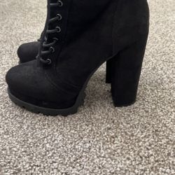 Black Boot Heels