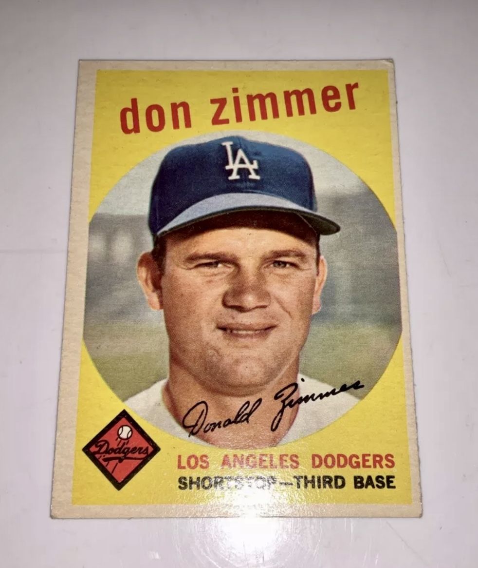 Vintage 1959 Topps 287 Don Zimmer Card