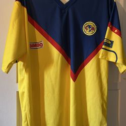 Club América Blue And Yellow Soccer Jersey