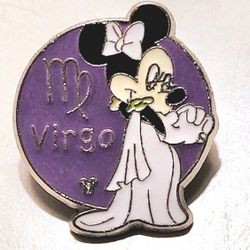 Disney Virgo Minnie Mouse Trading Pin