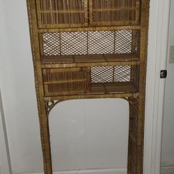 Rattan/Wicker Over The Toilet Cabinet