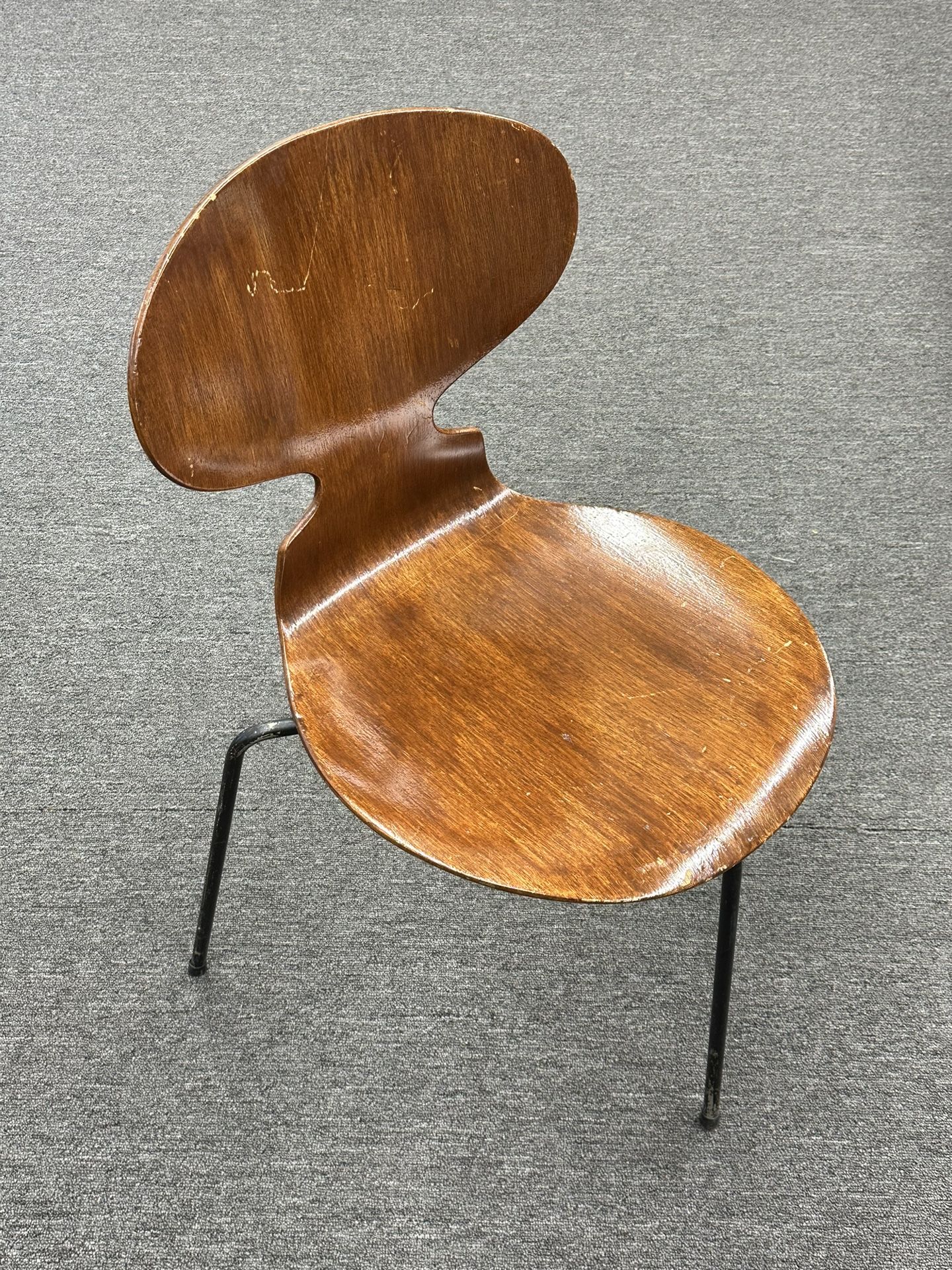 Vintage 1950's Arne Jacobsen by Fritz Hansen ~ Danish 3-Legged Ant Chair