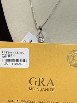 Rare Pear Pendant Necklace 