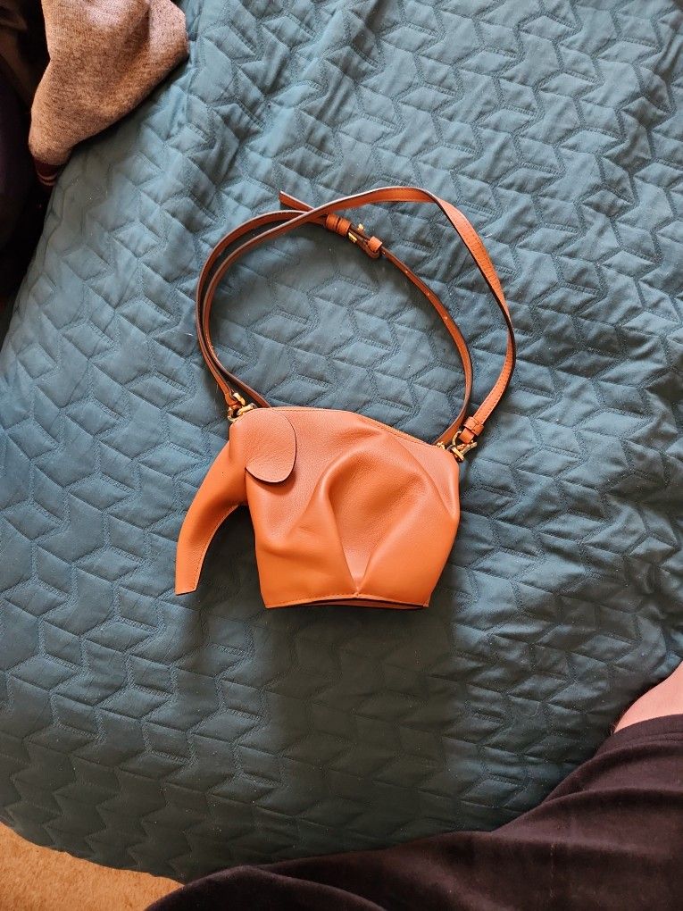 Loewe Elephant Bag, Calfskin Leather (Unused)