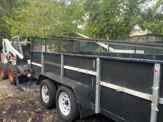 Double axle trailer