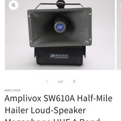 Amplifies portable sound system