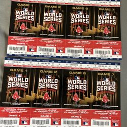 Boston Red Sox Old Unused Tickets… World Series.   ALCS. 