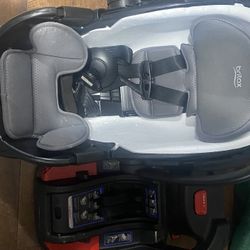 Car seat with car seat base