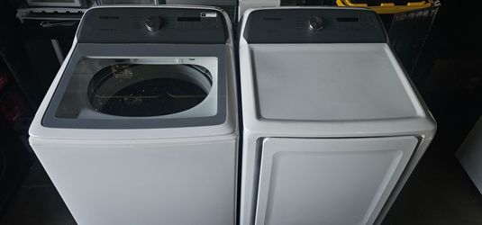Samsung Active Waterjet King Capacity Washer And Electric Dryer Sets White Or Black Stainless Refurbished