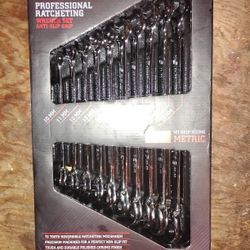 Ratcheting Wrench Set