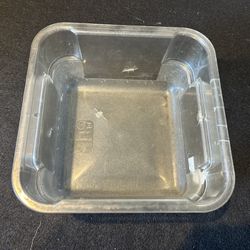 Sysco 2 Qt Clear Polycarbonate Food Pan 1/2 Size ~2.5” Deep NSF Restaurant