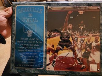 Shaquille Rookie Plaque
