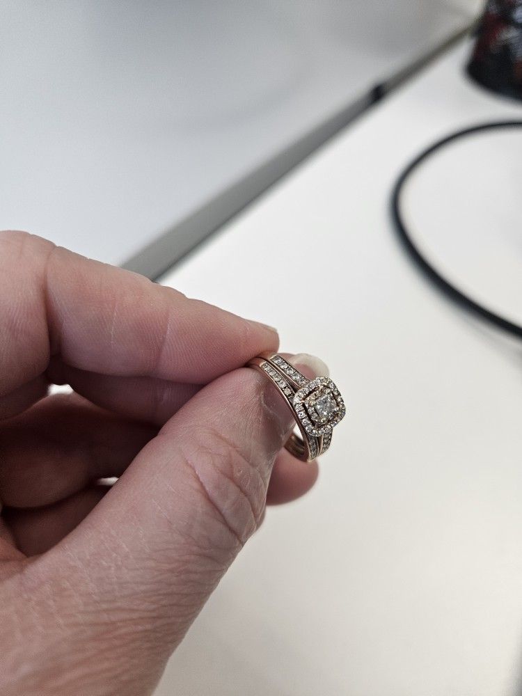 Engagement Ring/wedding Ring Set