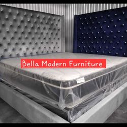 🔥Upholstery Bed On Sale $499🔥