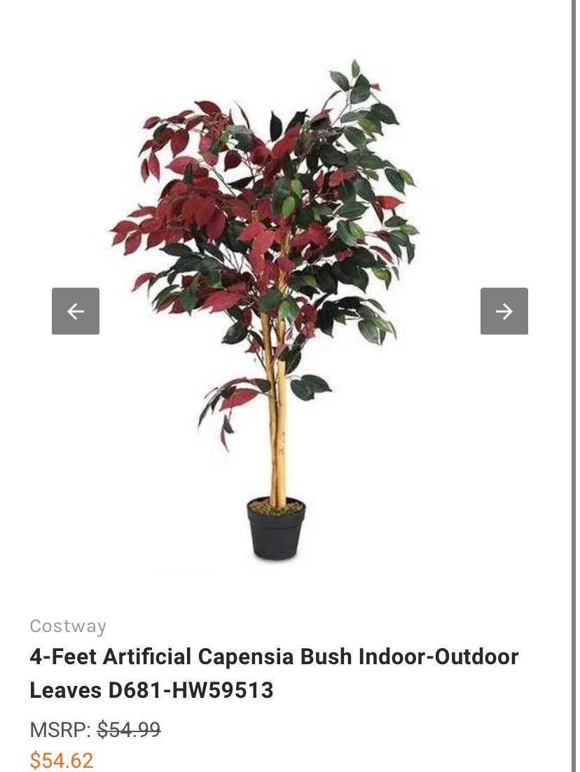 4 ft artificial plant tree