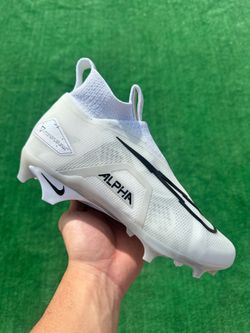 NIKE ALPHA MENACE ELITE 3 “WHITE / BLACK” FOOTBALL CLEATS (Size 7, Men’s)