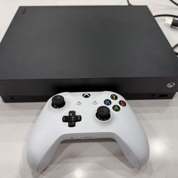 Microsoft Xbox One X With Controller