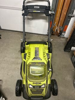 Ryobi 20’inch 40v mower
