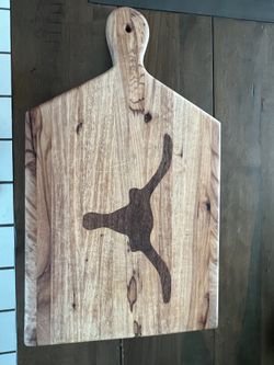 Large Cutting Board Long Horn