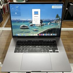 Macbook Pro 16 inch 2019 Touch Bar core i7 16GB RAM 512GB SSD 