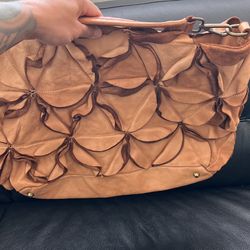 Fiordo Di Lucca Large Brown Vegan Leather Bag