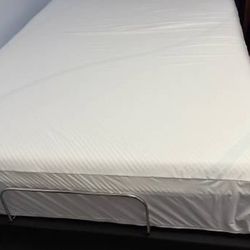Full Size Tempurpedic Adapt Mattress w/ Sealy Ease Adjustable Base