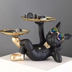 Black French Bulldog Figurine
