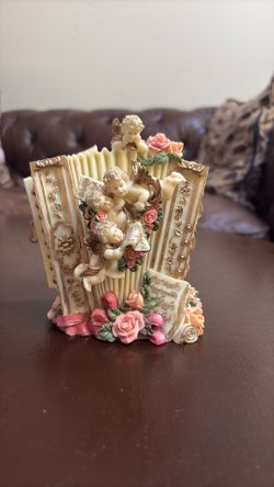 Kingspoint Designs Musical Cherub Accordion Figurine – Plays "Wind Beneath My Wings" (Item 9481)